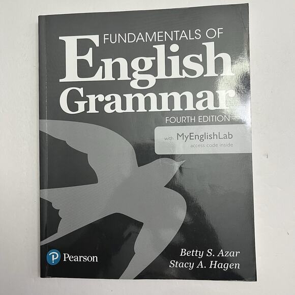 Fundamentals of English Grammar Paperback Fourth Edition with MyEnglishLab Code - Picture 1 of 12